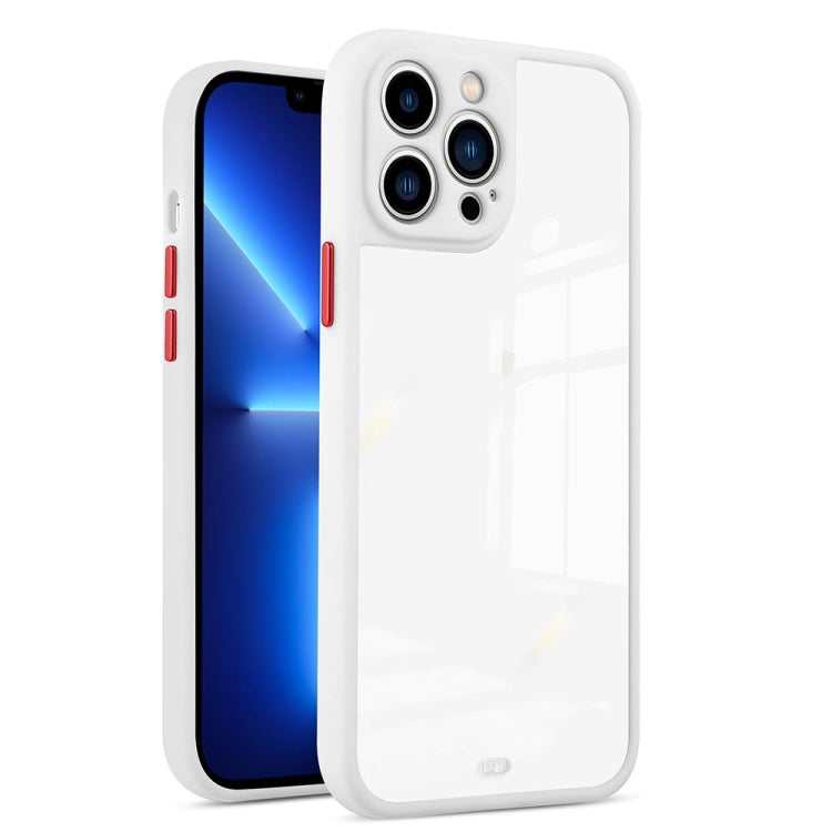 Custodia TPU bicolore con bottone per iPhone 13 Pro Max