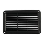 A6788 Copertura del pannello di ventilazione in plastica con feritoia rettangolare nera da 193x122 mm, 193x122mm
