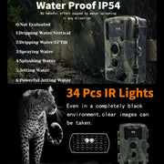 PR1000 Telecamera da 2 pollici con schermo LCD per visione notturna a infrarossi per caccia alla fauna selvatica, PR1000