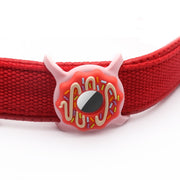 Collare per animali domestici a ciambella Cover in silicone antiurto antigraffio per AirTag, 1, 2