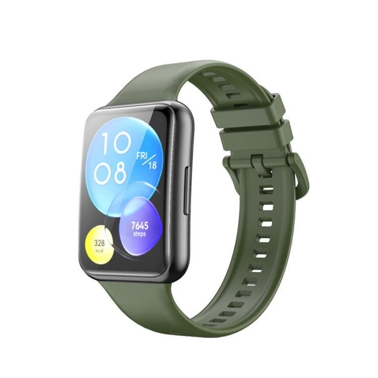 Cinturino in silicone tinta unita, For Huawei Watch Fit 2