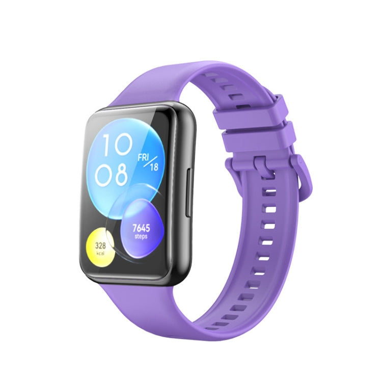 Cinturino in silicone tinta unita, For Huawei Watch Fit 2