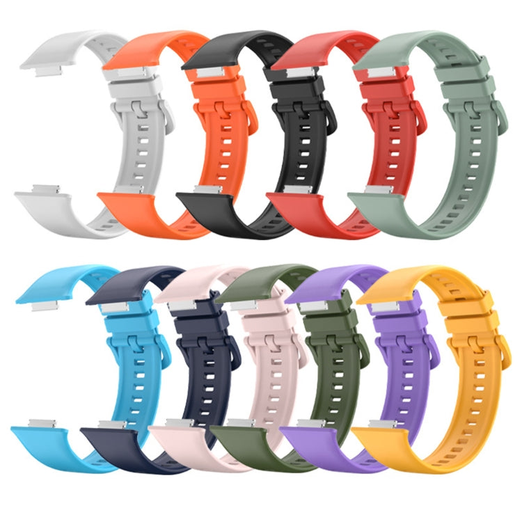 Cinturino in silicone tinta unita, For Huawei Watch Fit 2