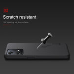 NILLKIN Custodia per telefono per PC smerigliata, For Xiaomi Poco M4 5G, For OnePlus Ace 5G/10R 5G, For OnePlus Nord 2T 5G, For OnePlus Nord CE 2 Lite 5G