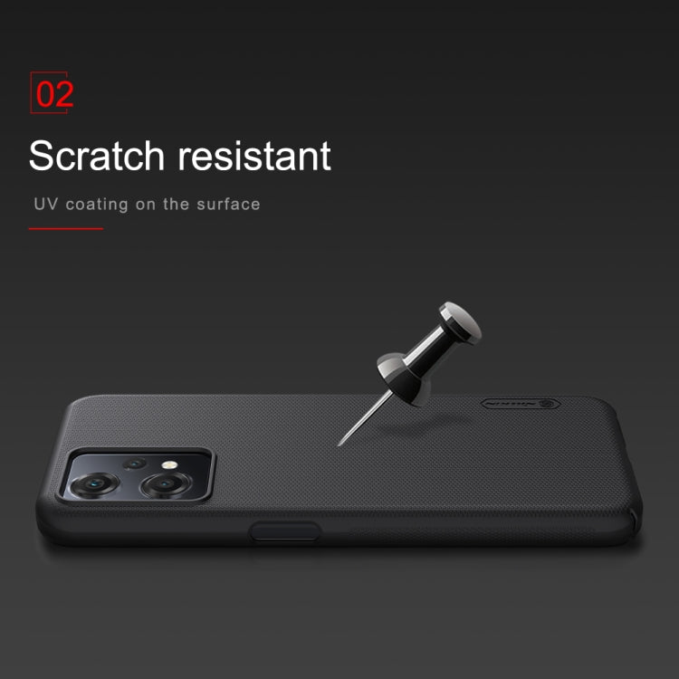 NILLKIN Custodia per telefono per PC smerigliata, For Xiaomi Poco M4 5G, For OnePlus Ace 5G/10R 5G, For OnePlus Nord 2T 5G, For OnePlus Nord CE 2 Lite 5G