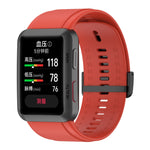 Cinturino in silicone tinta unita con fibbia, For Huawei Watch D