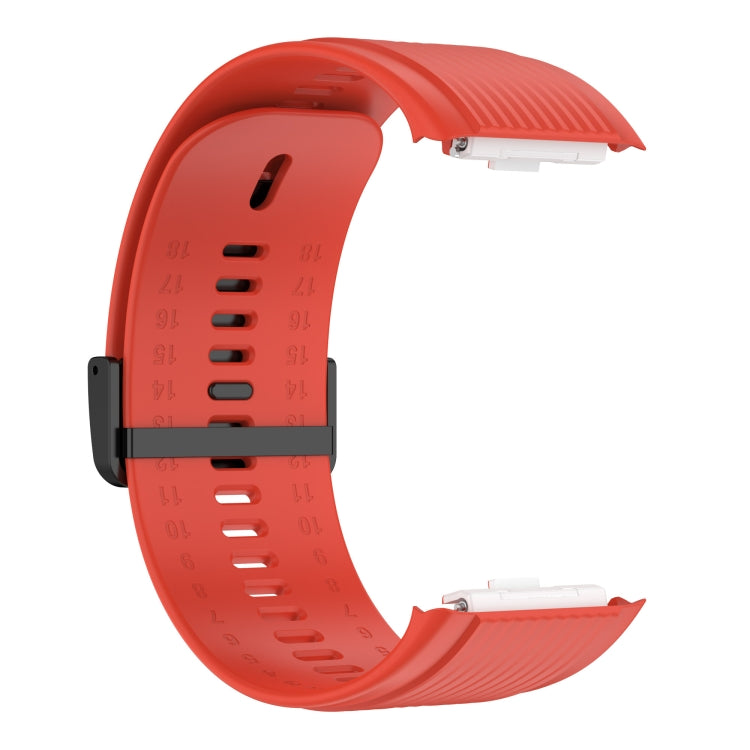 Cinturino in silicone tinta unita con fibbia, For Huawei Watch D