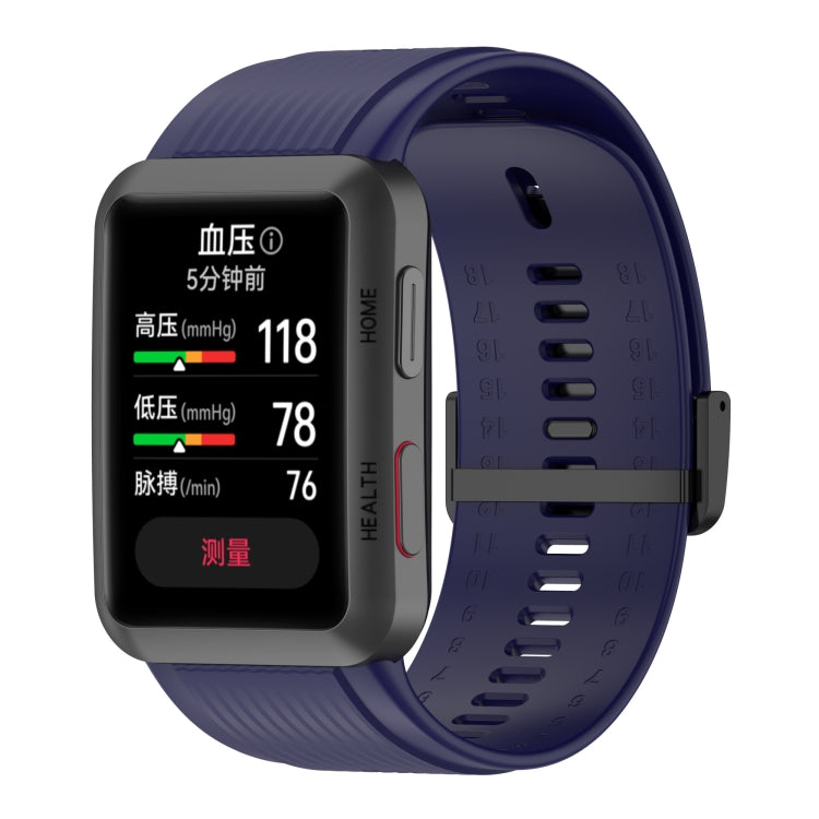 Cinturino in silicone tinta unita con fibbia, For Huawei Watch D