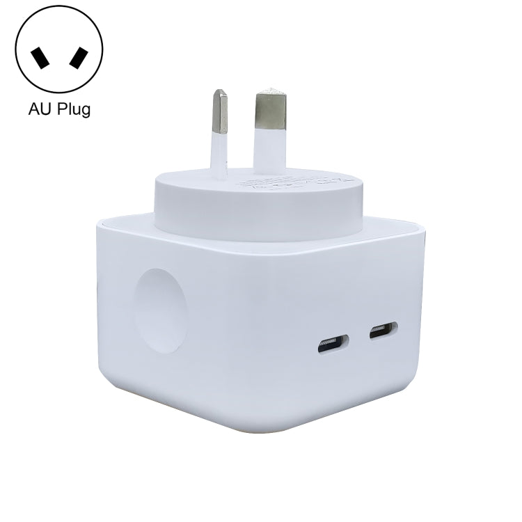 Caricabatterie SDC-40W Dual PD USB-C / Type-C per serie iPhone / iPad, AU Plug