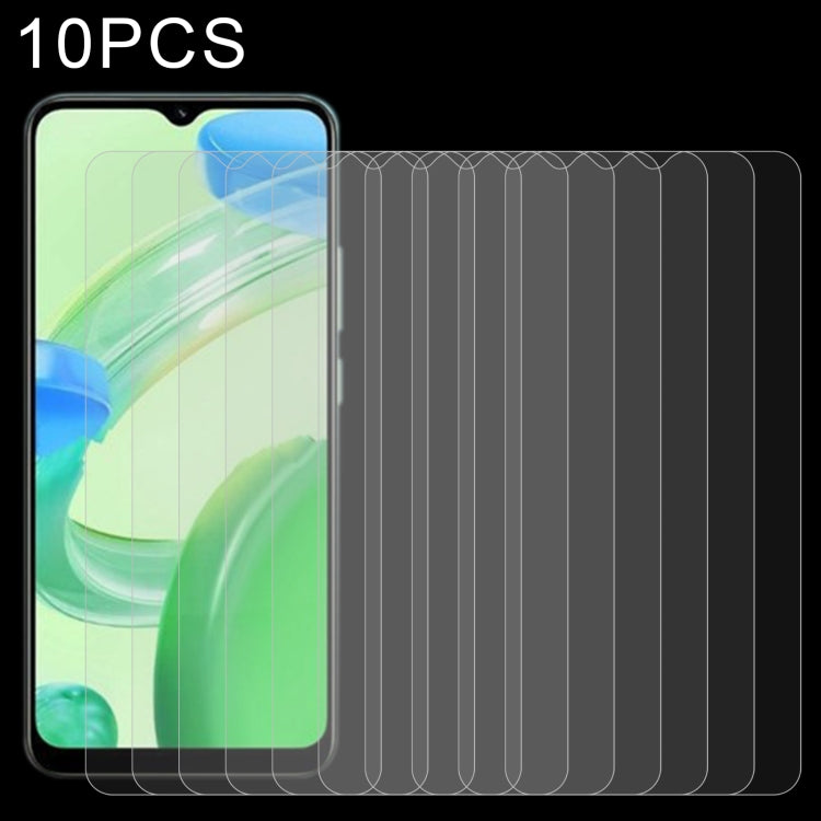 10 pellicole in vetro temperato da 0,26 mm 9H 2,5D, For Tecno Camon 19 (10 PCS), For Tecno Camon 19 Neo (10 PCS), For Tecno Camon 19 Pro (10 PCS), For OPPO Realme C30 / C30s (10 PCS), For Infinix Hot 12 Play (10 PCS)