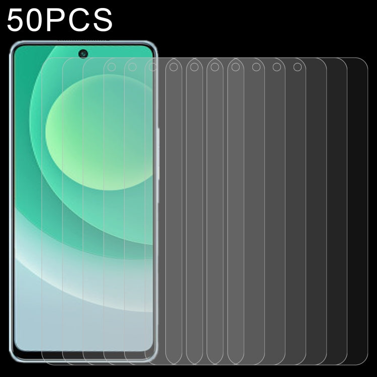 50 pellicole in vetro temperato da 0,26 mm 9H 2,5D, For Tecno Camon 19 (50 PCS), For Tecno Camon 19 Neo(50 PCS), For Tecno Camon 19 Pro(50 PCS), For OPPO Realme C30 / C30s (50 PCS), For Infinix Hot 12 Play (50 PCS)