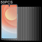 50 pellicole in vetro temperato da 0,26 mm 9H 2,5D, For Tecno Camon 19 (50 PCS), For Tecno Camon 19 Neo(50 PCS), For Tecno Camon 19 Pro(50 PCS), For OPPO Realme C30 / C30s (50 PCS), For Infinix Hot 12 Play (50 PCS)