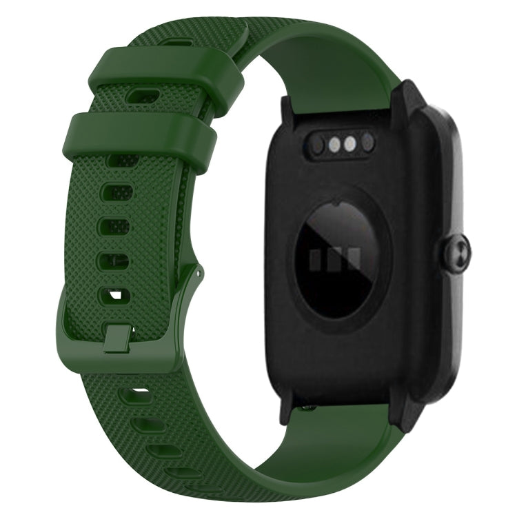 Cinturino per orologio scozzese in silicone da 19 mm, For ID205 / Willful SW021