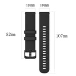 Cinturino per orologio scozzese in silicone da 19 mm, For ID205 / Willful SW021