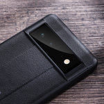 Custodia protettiva per telefono in PC + pelle con supporto in metallo, For Google Pixel 6, For Google Pixel 6 Pro, For Google Pixel 6a, For Google Pixel 7, For Google Pixel 7 Pro