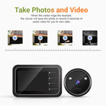 ESCAM C22 Spioncino digitale con schermo da 2,4 pollici, supporto per visione notturna, scheda TF, scatta foto e video, C22