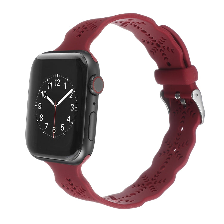 Cinturino in silicone con fiocco di neve per Apple Watch Series, 7 41mm / 6&SE&5&4 40mm / 3&2&1 38mm, 7 45mm / 6&SE&5&4 44mm / 3&2&1 42mm
