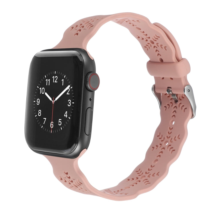 Cinturino in silicone con fiocco di neve per Apple Watch Series, 7 41mm / 6&SE&5&4 40mm / 3&2&1 38mm, 7 45mm / 6&SE&5&4 44mm / 3&2&1 42mm