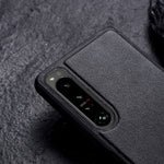 Custodia protettiva per telefono in PC + pelle con supporto in metallo, For Sony Xperia 10 IV, For Sony Xperia 1 IV, For Sony Xperia 5 III, For Sony Xperia 5 II, For Sony Xperia 10 III, For Sony Xperia 1 III