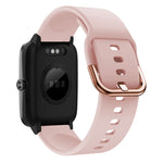 Cinturino per orologio in silicone con fibbia galvanica da 19 mm, For ID205 / Willful SW021