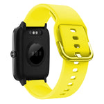 Cinturino per orologio in silicone con fibbia galvanica da 19 mm, For ID205 / Willful SW021