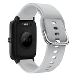 Cinturino per orologio in silicone con fibbia galvanica da 19 mm, For ID205 / Willful SW021