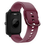 Cinturino per orologio in silicone con fibbia galvanica da 19 mm, For ID205 / Willful SW021