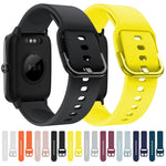 Cinturino per orologio in silicone con fibbia galvanica da 19 mm, For ID205 / Willful SW021