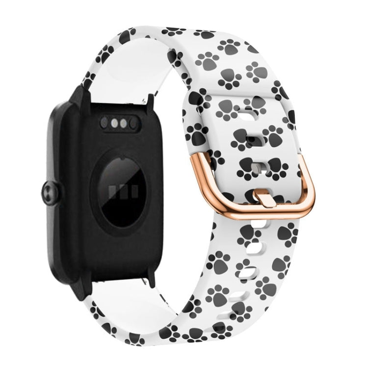 Cinturino per orologio con stampa in silicone da 19 mm, For ID205 / Willful SW021