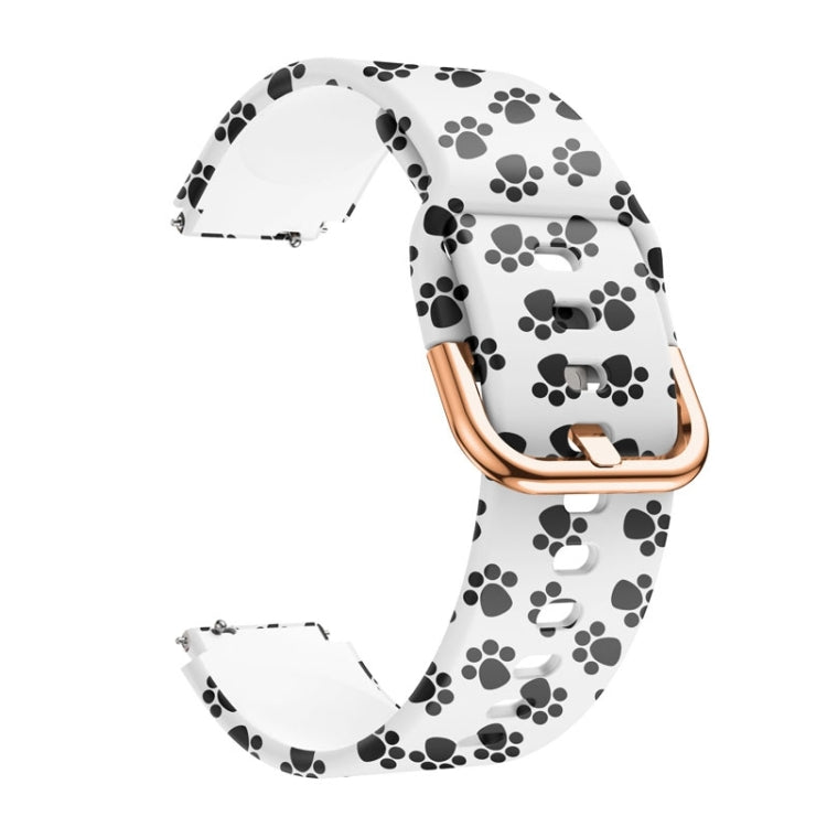 Cinturino per orologio con stampa in silicone da 19 mm, For ID205 / Willful SW021