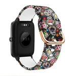 Cinturino per orologio con stampa in silicone da 19 mm, For ID205 / Willful SW021