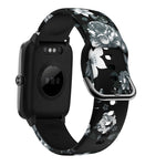 Cinturino per orologio con stampa in silicone da 19 mm, For ID205 / Willful SW021