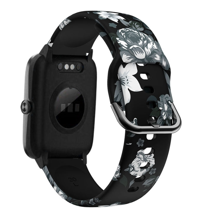 Cinturino per orologio con stampa in silicone da 19 mm, For ID205 / Willful SW021