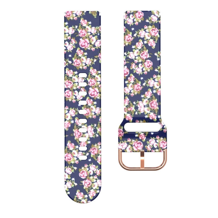 Cinturino per orologio con stampa in silicone da 19 mm, For ID205 / Willful SW021