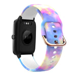 Cinturino per orologio con stampa in silicone da 19 mm, For ID205 / Willful SW021