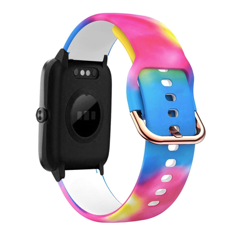 Cinturino per orologio con stampa in silicone da 19 mm, For ID205 / Willful SW021