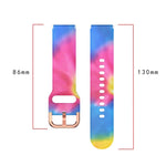 Cinturino per orologio con stampa in silicone da 19 mm, For ID205 / Willful SW021