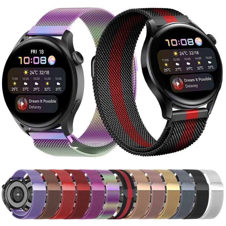 Cinturino Orologio Milano Acciaio, For Huawei Watch GT 3 Pro 46mm