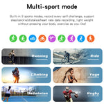 A60 Smart Watch con schermo IPS HD da 1,32 pollici, supporto per chiamate Bluetooth/monitoraggio della pressione sanguigna