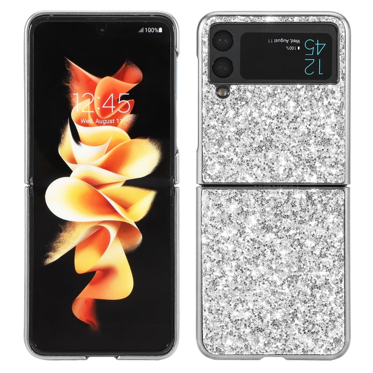 Custodia per telefono in TPU antiurto con polvere glitterata, For OnePlus 10 Pro, For Samsung Galaxy Z Flip4