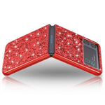 Custodia per telefono in TPU antiurto con polvere glitterata, For OnePlus 10 Pro, For Samsung Galaxy Z Flip4