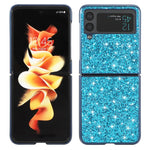 Custodia per telefono in TPU antiurto con polvere glitterata, For OnePlus 10 Pro, For Samsung Galaxy Z Flip4