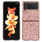 Custodia per telefono in TPU antiurto con polvere glitterata, For OnePlus 10 Pro, For Samsung Galaxy Z Flip4