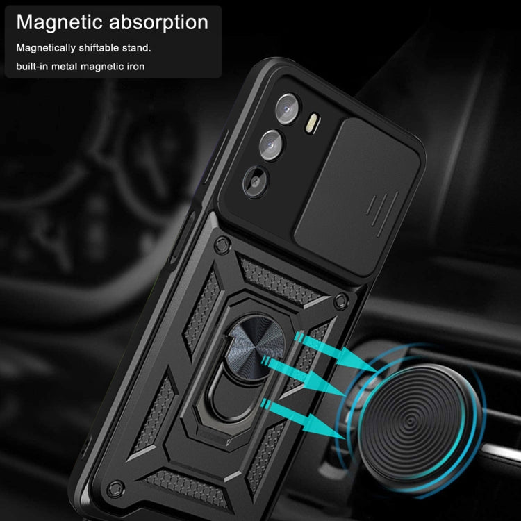 Cover per fotocamera scorrevole Design Custodia per telefono in TPU + PC, For Motorola Moto G52, For Motorola Moto G200 5G / Edge S30