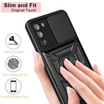 Cover per fotocamera scorrevole Design Custodia per telefono in TPU + PC, For Motorola Moto G52, For Motorola Moto G200 5G / Edge S30