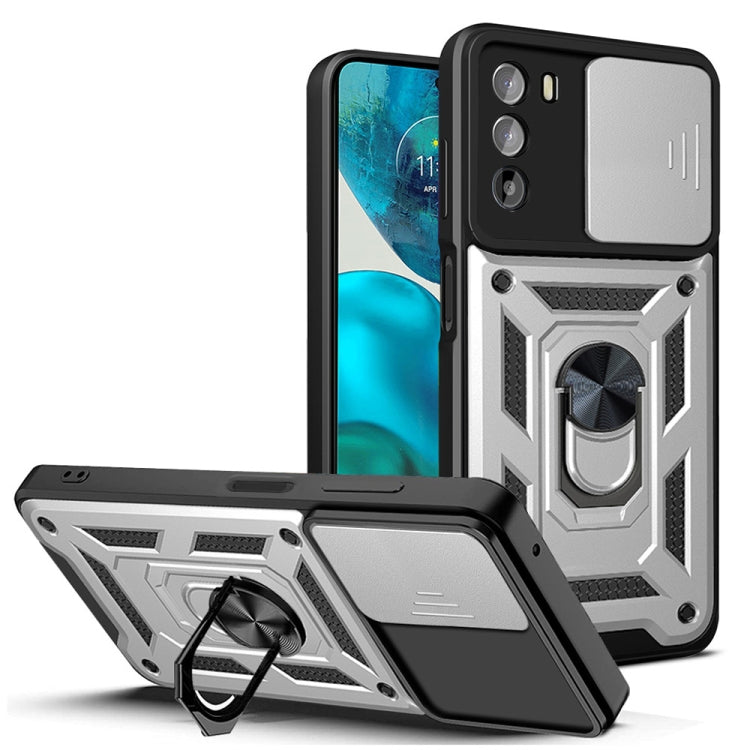 Cover per fotocamera scorrevole Design Custodia per telefono in TPU + PC, For Motorola Moto G52, For Motorola Moto G200 5G / Edge S30