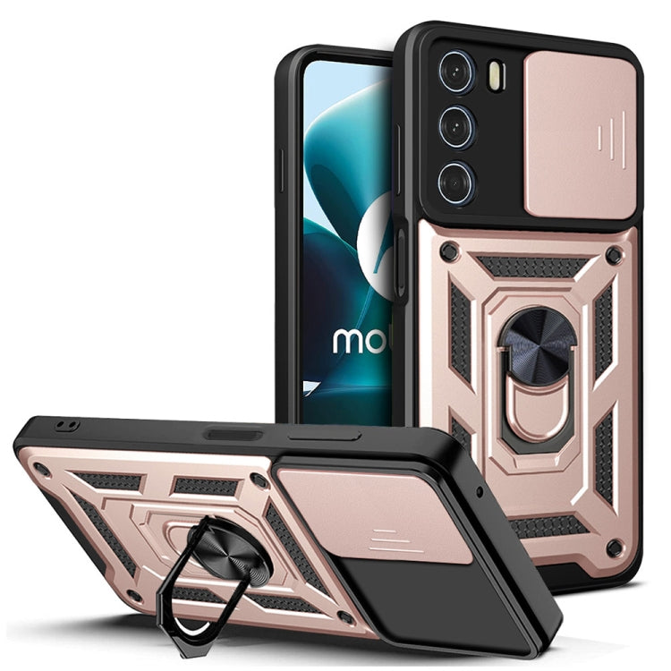 Cover per fotocamera scorrevole Design Custodia per telefono in TPU + PC, For Motorola Moto G52, For Motorola Moto G200 5G / Edge S30