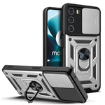 Cover per fotocamera scorrevole Design Custodia per telefono in TPU + PC, For Motorola Moto G52, For Motorola Moto G200 5G / Edge S30
