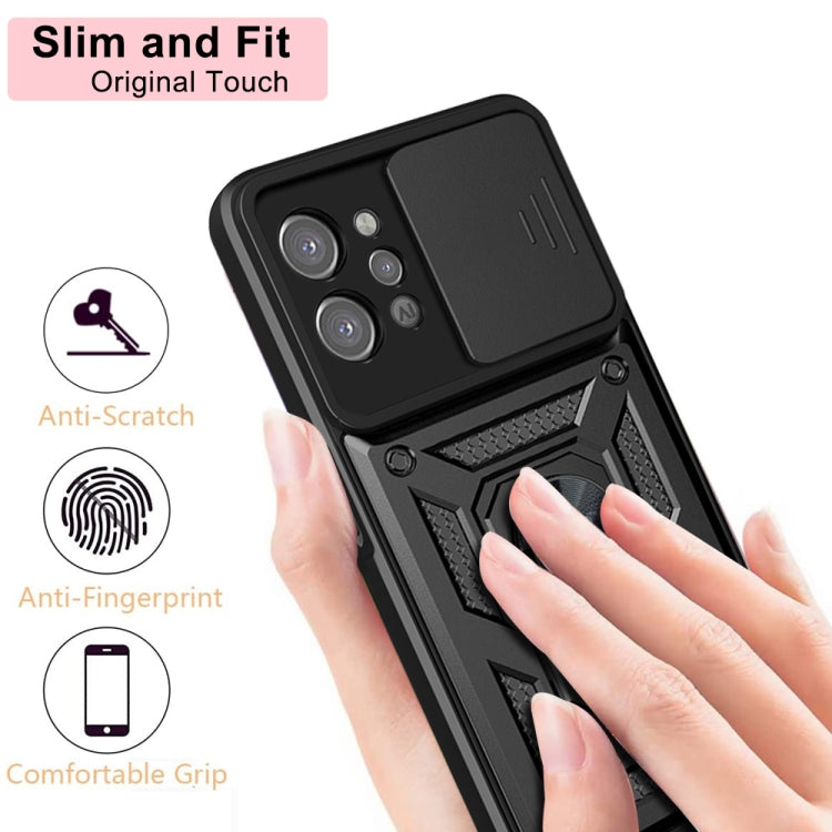Cover per fotocamera scorrevole Design Custodia per telefono in TPU + PC, For OPPO Realme C31, For vivo V23 5G / S12, For Xiaomi Redmi Note 9 Pro, For Motorola Edge 30 Pro