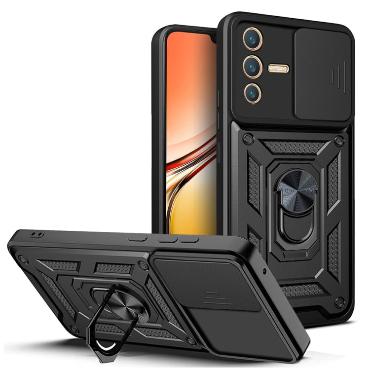 Cover per fotocamera scorrevole Design Custodia per telefono in TPU + PC, For OPPO Realme C31, For vivo V23 5G / S12, For Xiaomi Redmi Note 9 Pro, For Motorola Edge 30 Pro